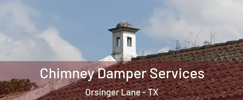 Chimney Damper Services Orsinger Lane - TX