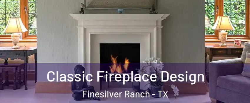 Classic Fireplace Design Finesilver Ranch - TX