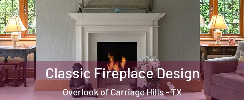 Classic Fireplace Design Overlook of Carriage Hills - TX