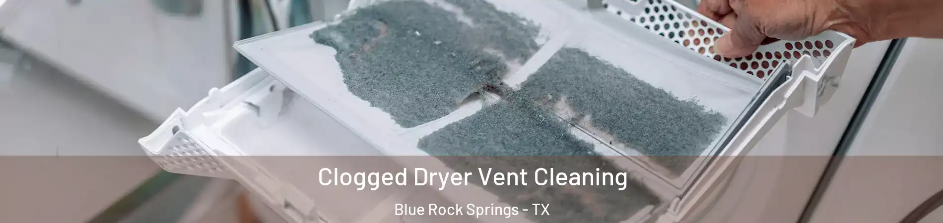 Clogged Dryer Vent Cleaning Blue Rock Springs - TX