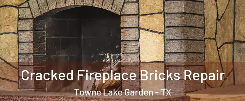 Cracked Fireplace Bricks Repair Towne Lake Garden - TX