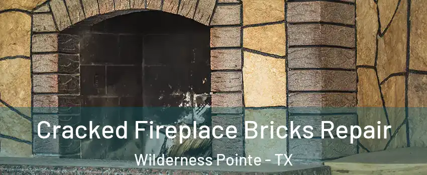 Cracked Fireplace Bricks Repair Wilderness Pointe - TX