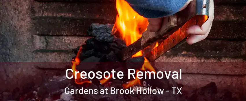 Creosote Removal Gardens at Brook Hollow - TX