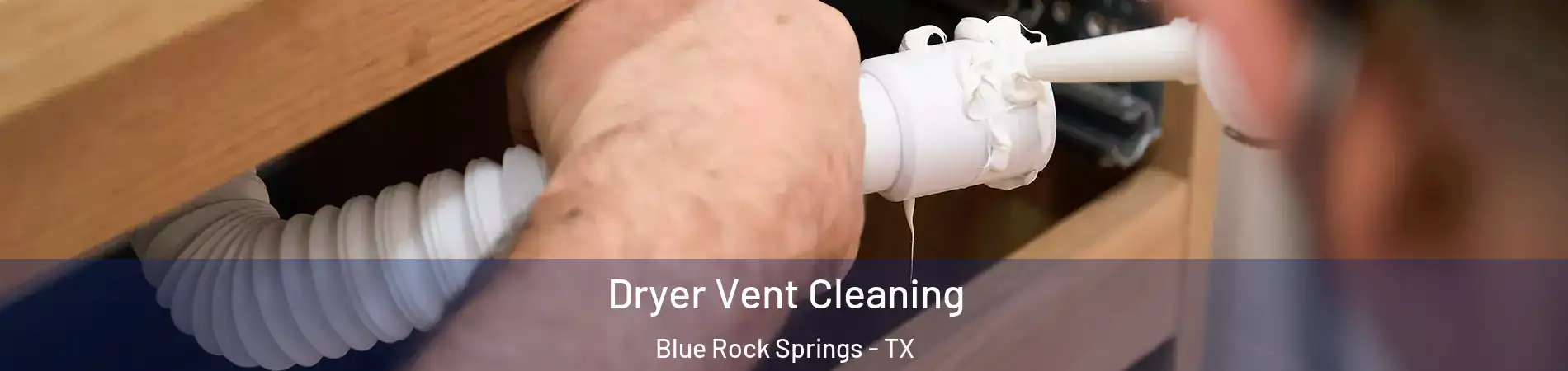 Dryer Vent Cleaning Blue Rock Springs - TX