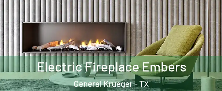 Electric Fireplace Embers General Krueger - TX