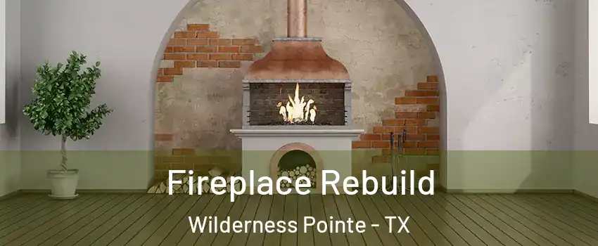 Fireplace Rebuild Wilderness Pointe - TX