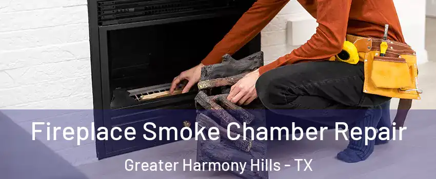 Fireplace Smoke Chamber Repair Greater Harmony Hills - TX