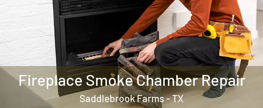 Fireplace Smoke Chamber Repair Saddlebrook Farms - TX