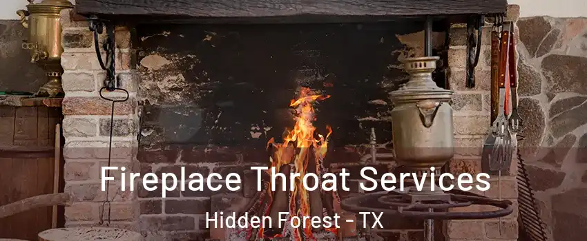 Fireplace Throat Services Hidden Forest - TX