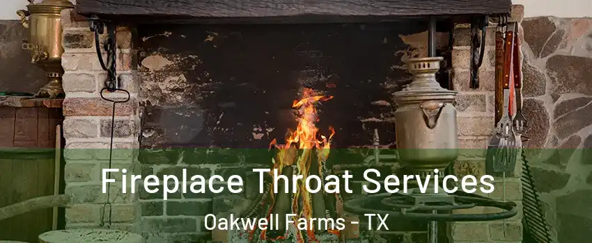 Fireplace Throat Services Oakwell Farms - TX