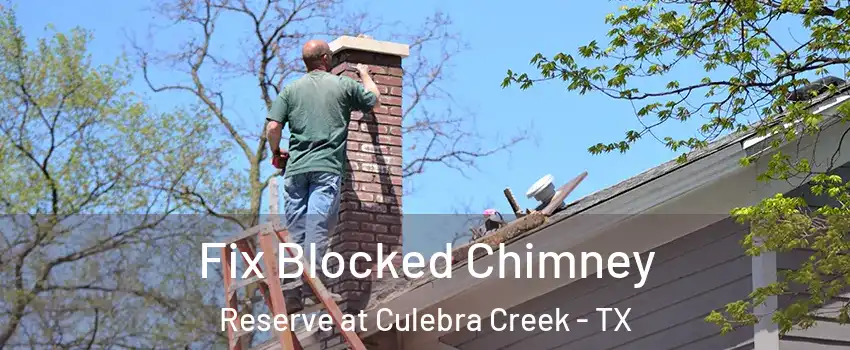 Fix Blocked Chimney Reserve at Culebra Creek - TX