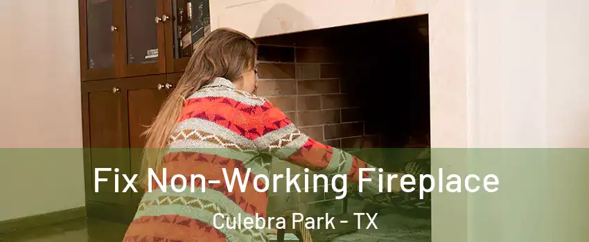 Fix Non-Working Fireplace Culebra Park - TX