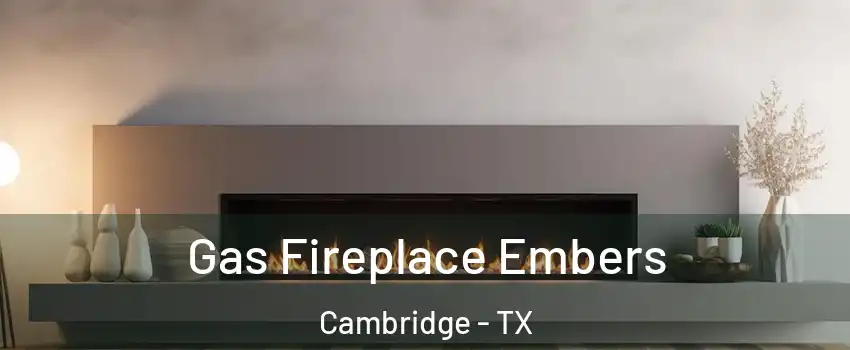 Gas Fireplace Embers Cambridge - TX