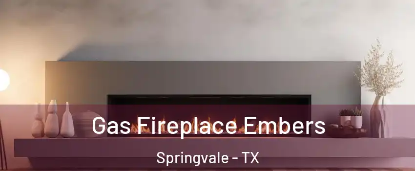 Gas Fireplace Embers Springvale - TX