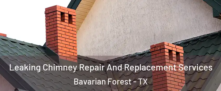 Leaking Chimney Repair And Replacement Services Bavarian Forest - TX