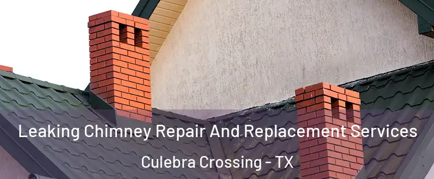 Leaking Chimney Repair And Replacement Services Culebra Crossing - TX