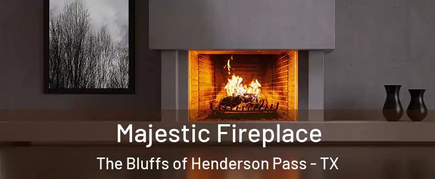 Majestic Fireplace The Bluffs of Henderson Pass - TX