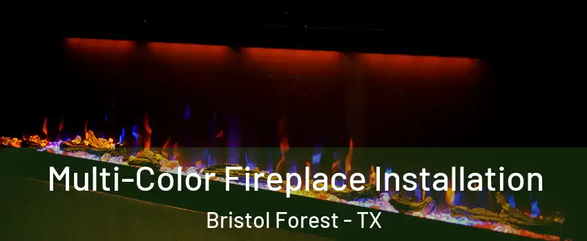 Multi-Color Fireplace Installation Bristol Forest - TX