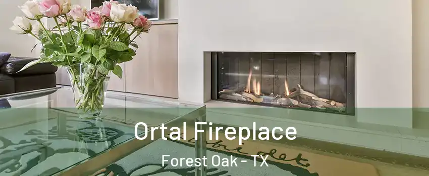 Ortal Fireplace Forest Oak - TX