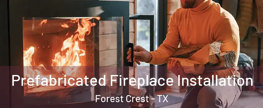 Prefabricated Fireplace Installation Forest Crest - TX