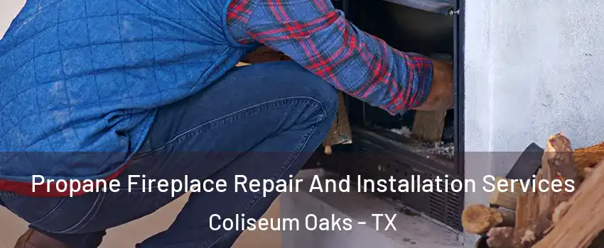 Propane Fireplace Repair And Installation Services Coliseum Oaks - TX