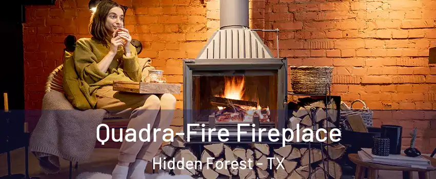 Quadra-Fire Fireplace Hidden Forest - TX